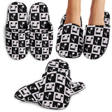 Music Notes Pattern Print Design 01 Slippers