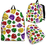 Dice Pattern Print Design 03 Backpack