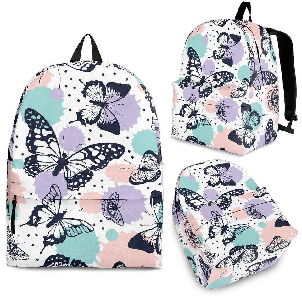 Butterfly Pattern Backpack