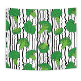 Cool Broccoli Pattern Wall Tapestry