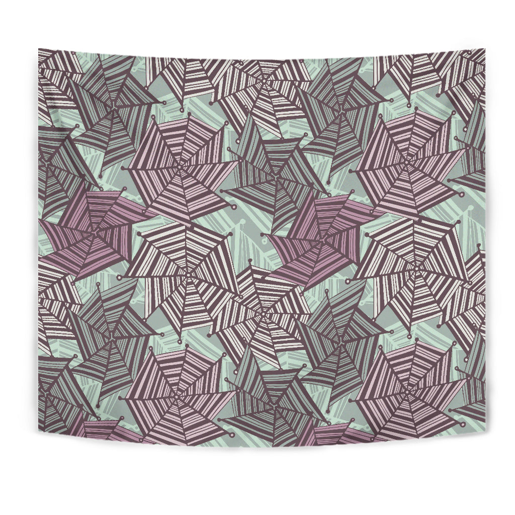 Spider Web Cobweb Design Color Pattern Wall Tapestry