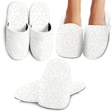 Arabic White Pattern Slippers