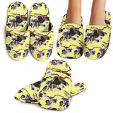 Ostrich Pattern Print Design 04 Slippers