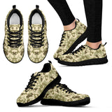 Light Green Camo Camouflage Pattern Women'S Sneaker Shoes