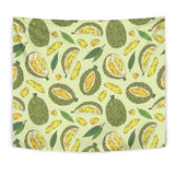 Durian Leaves Pattern Background Wall Tapestry