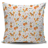 Cute Tribal Fox Pattern Pillow Cover