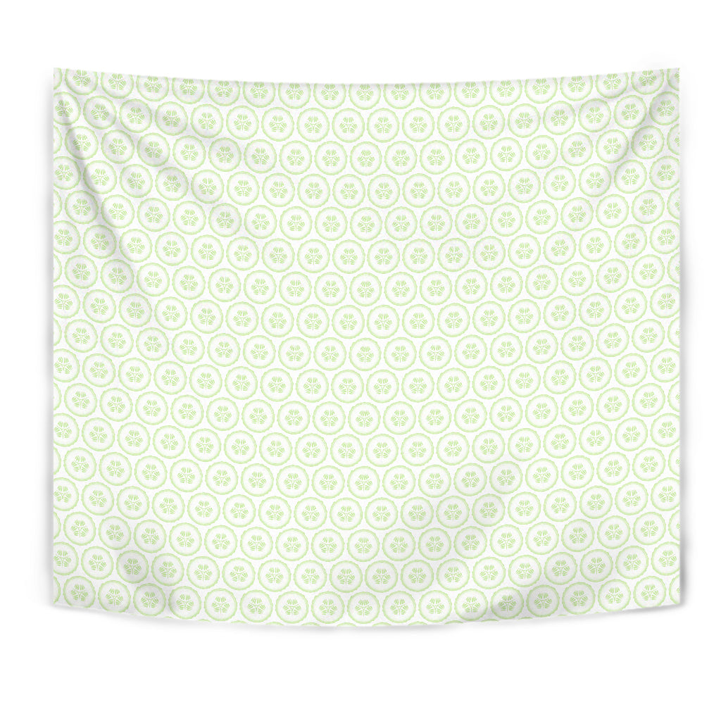 Cucumber Pattern Background Wall Tapestry