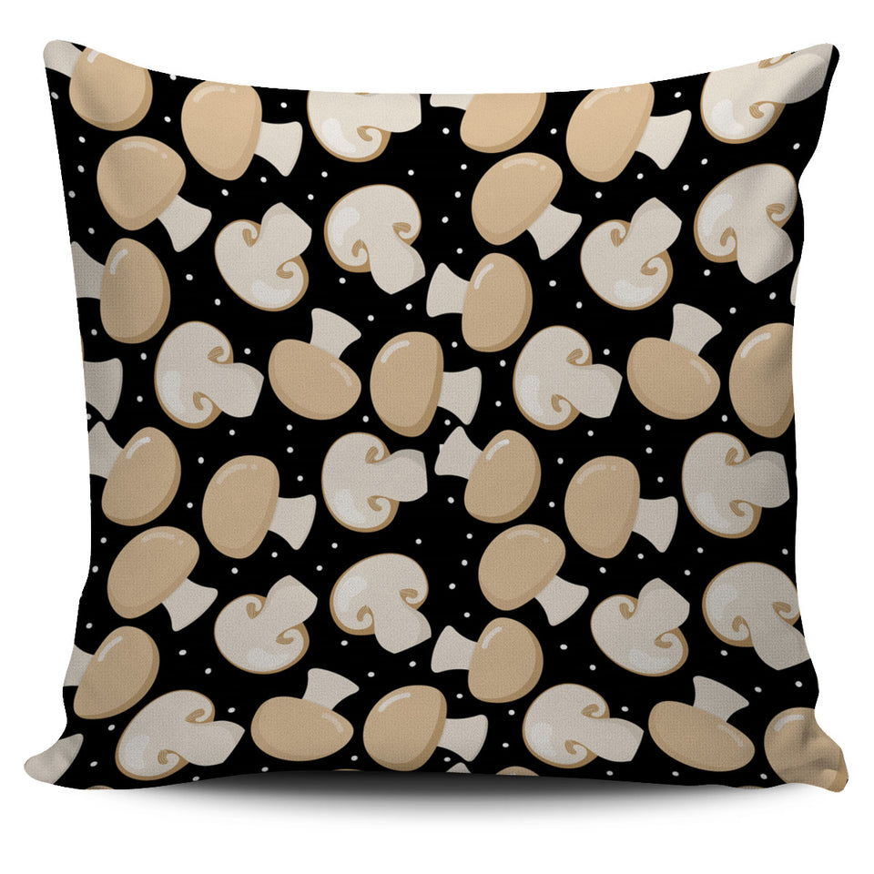 Champignon Mushroom Pattern Pillow Cover