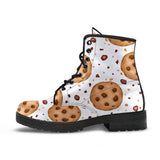 Chocolate Chip Cookie Pattern Leather Boots