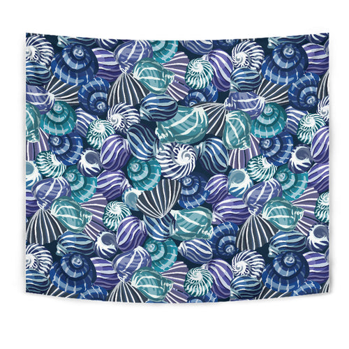Shell Design Pattern Wall Tapestry