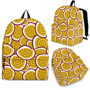 Passion Fruits Slice Pattern Backpack