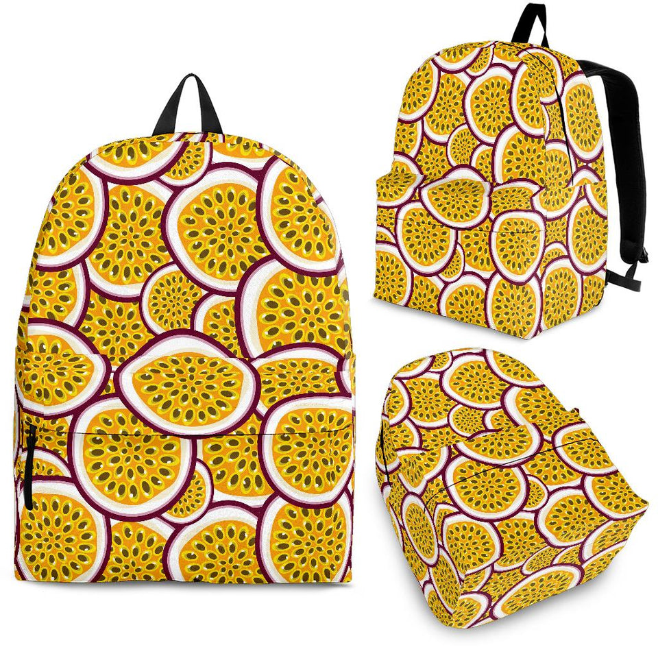 Passion Fruits Slice Pattern Backpack