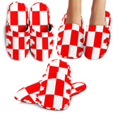 Canada Pattern Print Design 05 Slippers