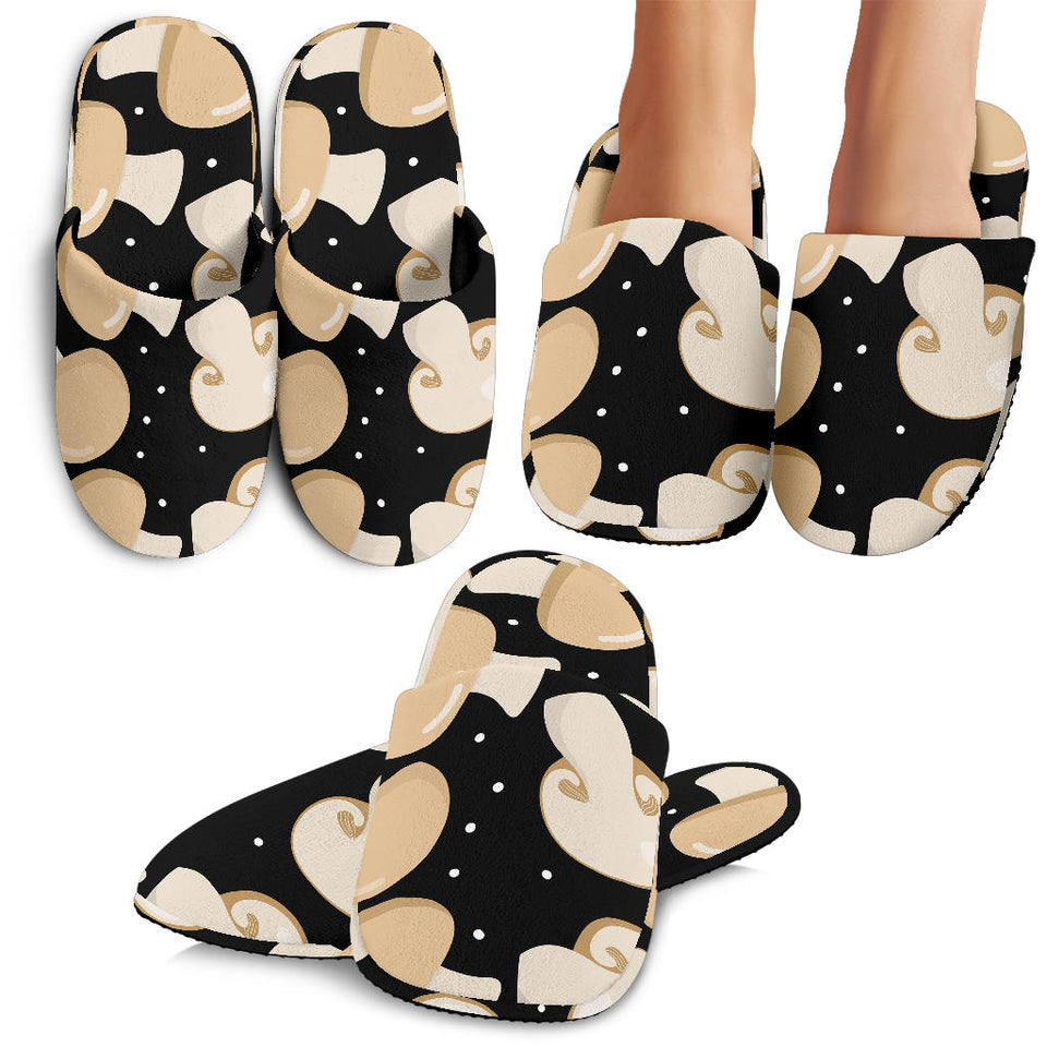 Champignon Mushroom Pattern Slippers
