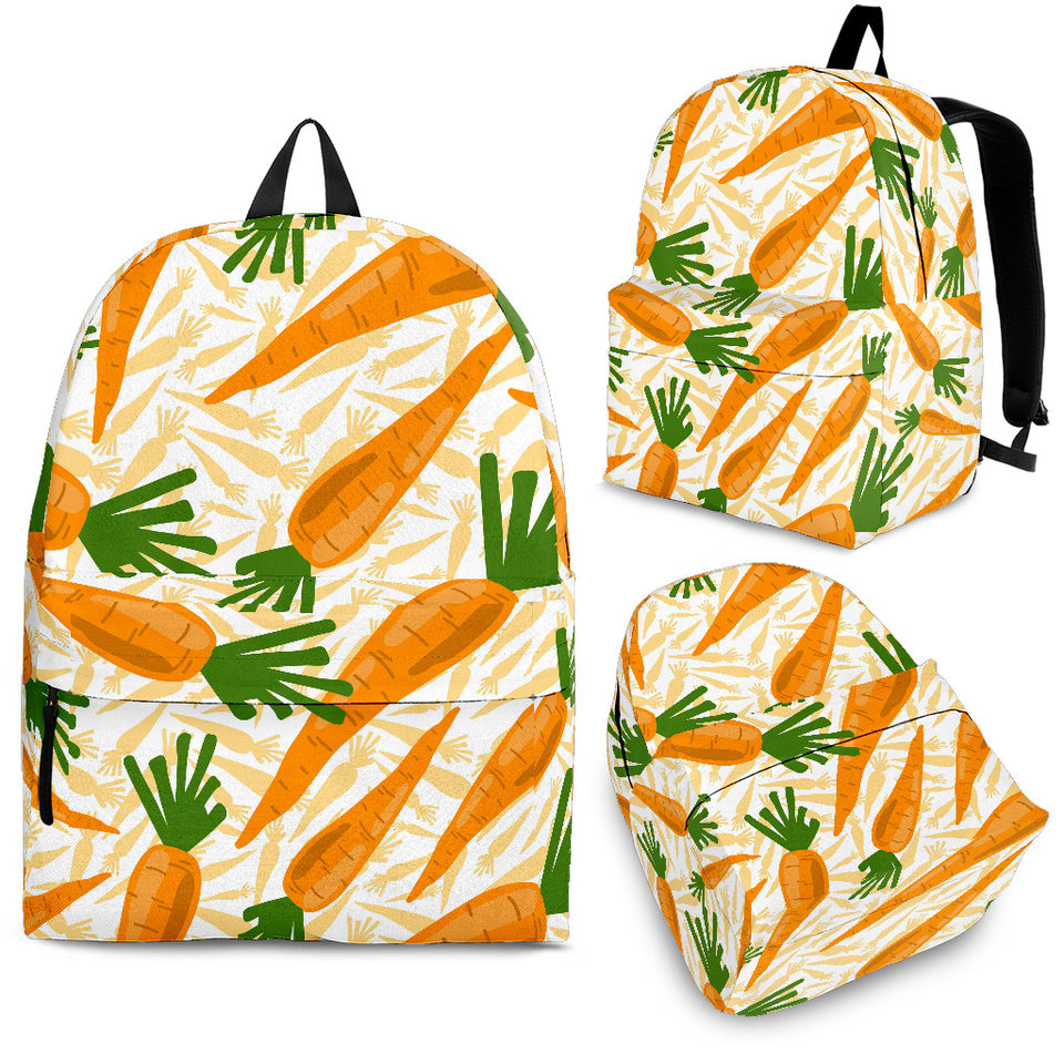 Carrot Pattern Print Design 01 Backpack