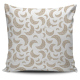 Cool Gold Moon Abstract Pattern Pillow Cover