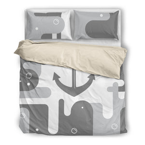 Anchor Bedding  Nautical Bedding Two Tones Ccnc006 Bt0171