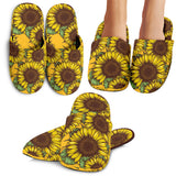 Sunflower Pattern Slippers