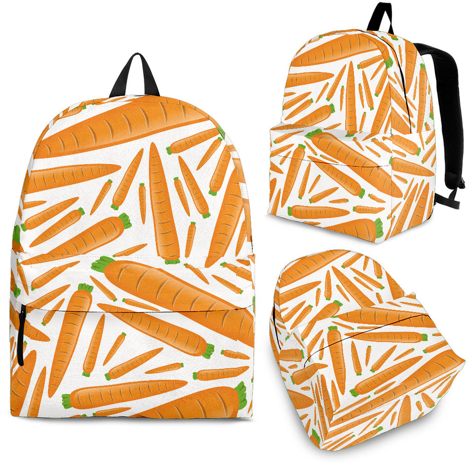 Carrot Pattern Print Design 02 Backpack