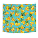 Banana Palm Leaves Pattern Background Wall Tapestry