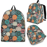 Gear Pattern Print Design 05 Backpack