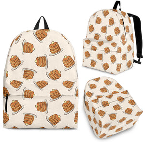 Pancake Pattern Print Design 01 Backpack