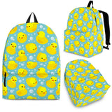 Duck Toy Pattern Print Design 03 Backpack