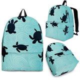 Sea Turtle With Blue Ocean Backgroud Backpack