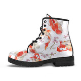 Watercolor Koi Fish Carp Fish Pattern Leather Boots