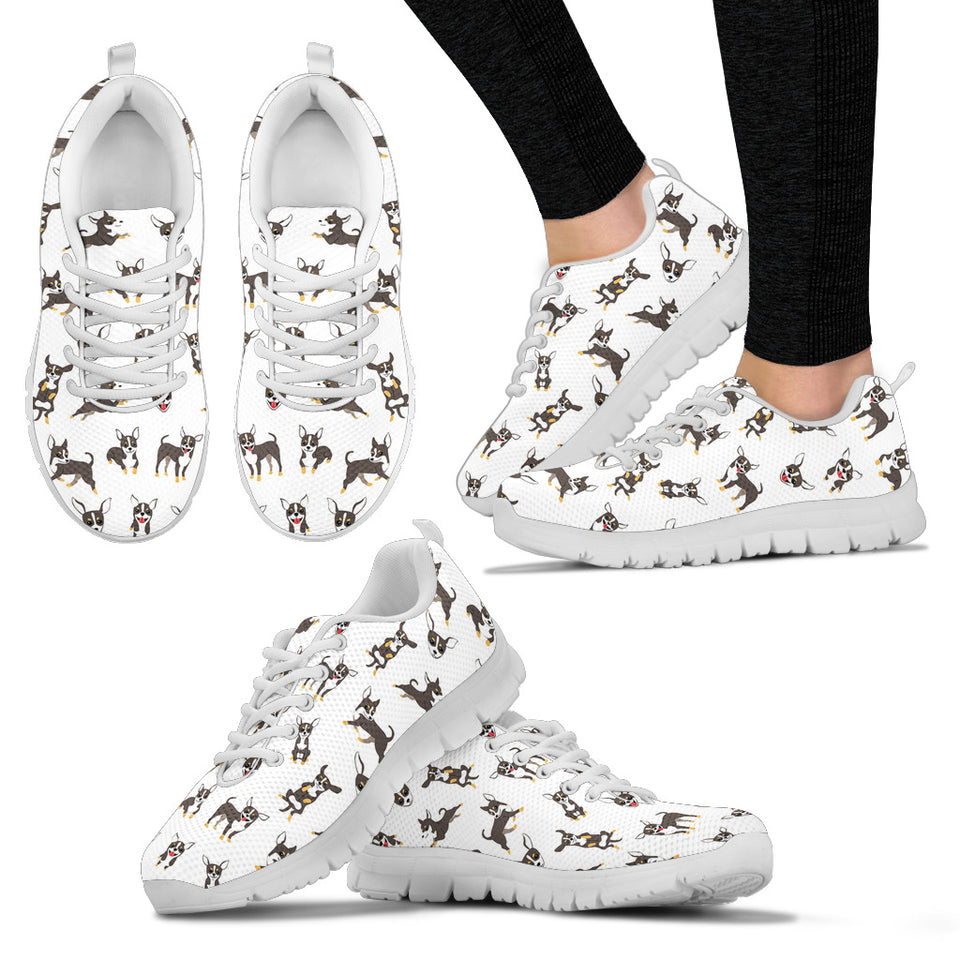 Chihuahua Dog Pattern Women'S Sneaker Shoes