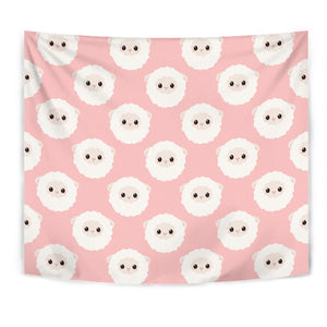 Cute Sheep Pattern Wall Tapestry