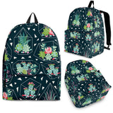Cactus Glass Terrarium Pattern Backpack