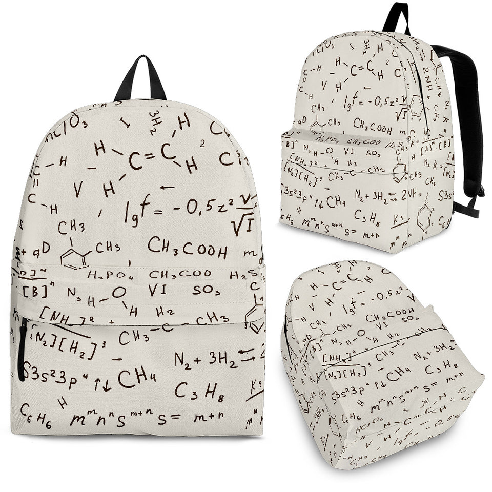 Chemistry Periodic Table Pattern Print Design 04 Backpack