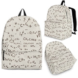 Chemistry Periodic Table Pattern Print Design 04 Backpack