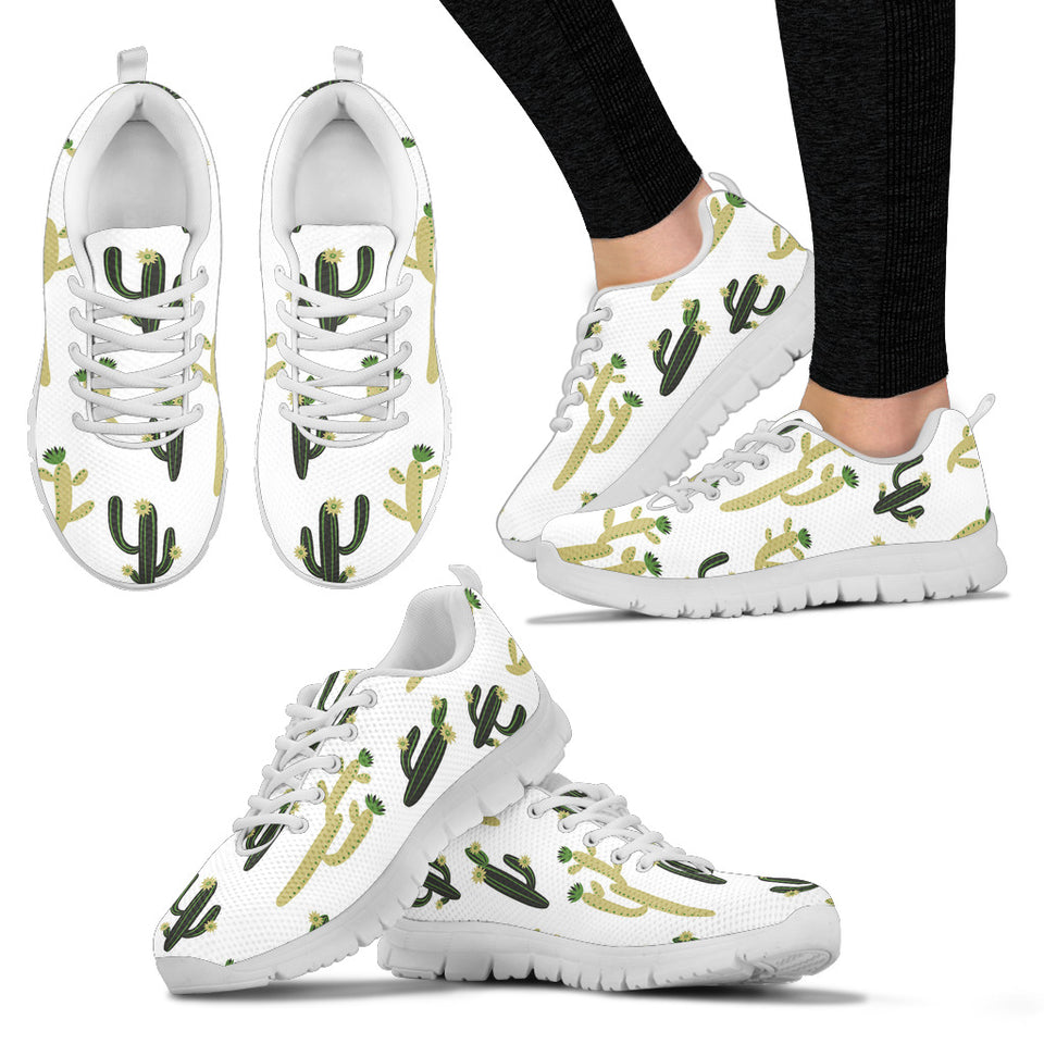 Cute Cactus Pattern Women'S Sneaker Shoes