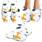 Airplane Star Cloud Colorful Slippers