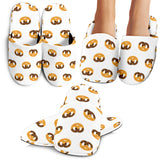 Pretzels Pattern Print Design 02 Slippers