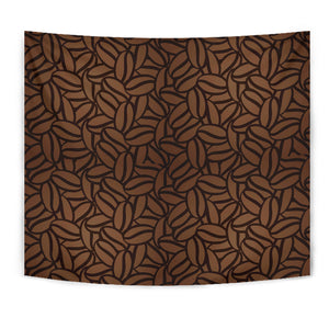 Coffee Bean Pattern Wall Tapestry