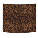 Coffee Bean Pattern Wall Tapestry