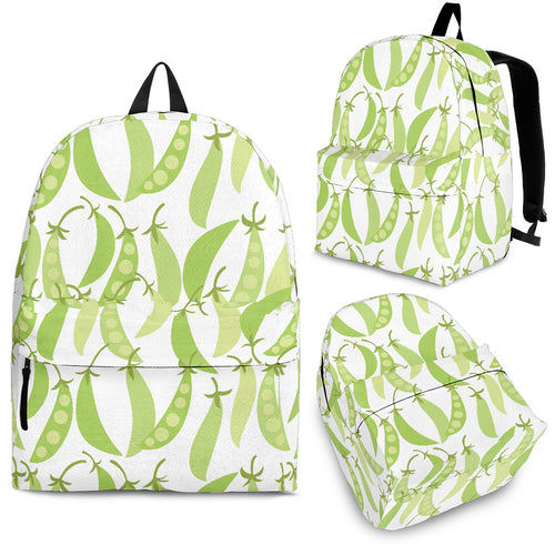 Green Peas Pattern Print Design 03 Backpack