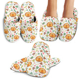 Lion Pattern Print Design 04 Slippers