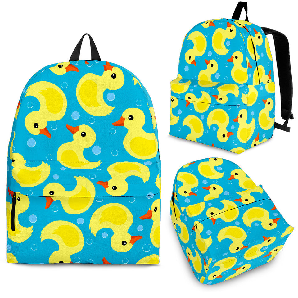 Duck Toy Pattern Print Design 04 Backpack