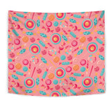 Colorful Candy Pattern Wall Tapestry