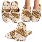 Corn Pattern Print Design 03 Slippers