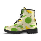 Durian Pattern Leather Boots