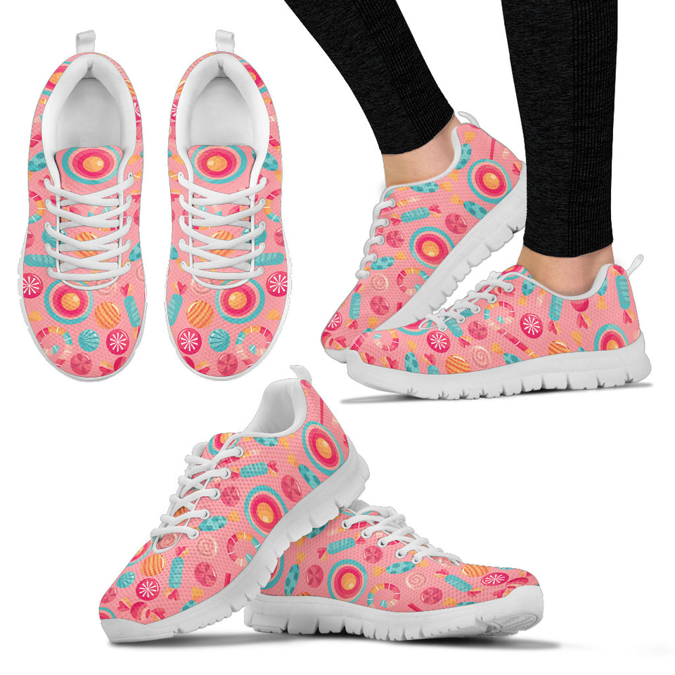 Colorful Candy Pattern Women'S Sneaker Shoes