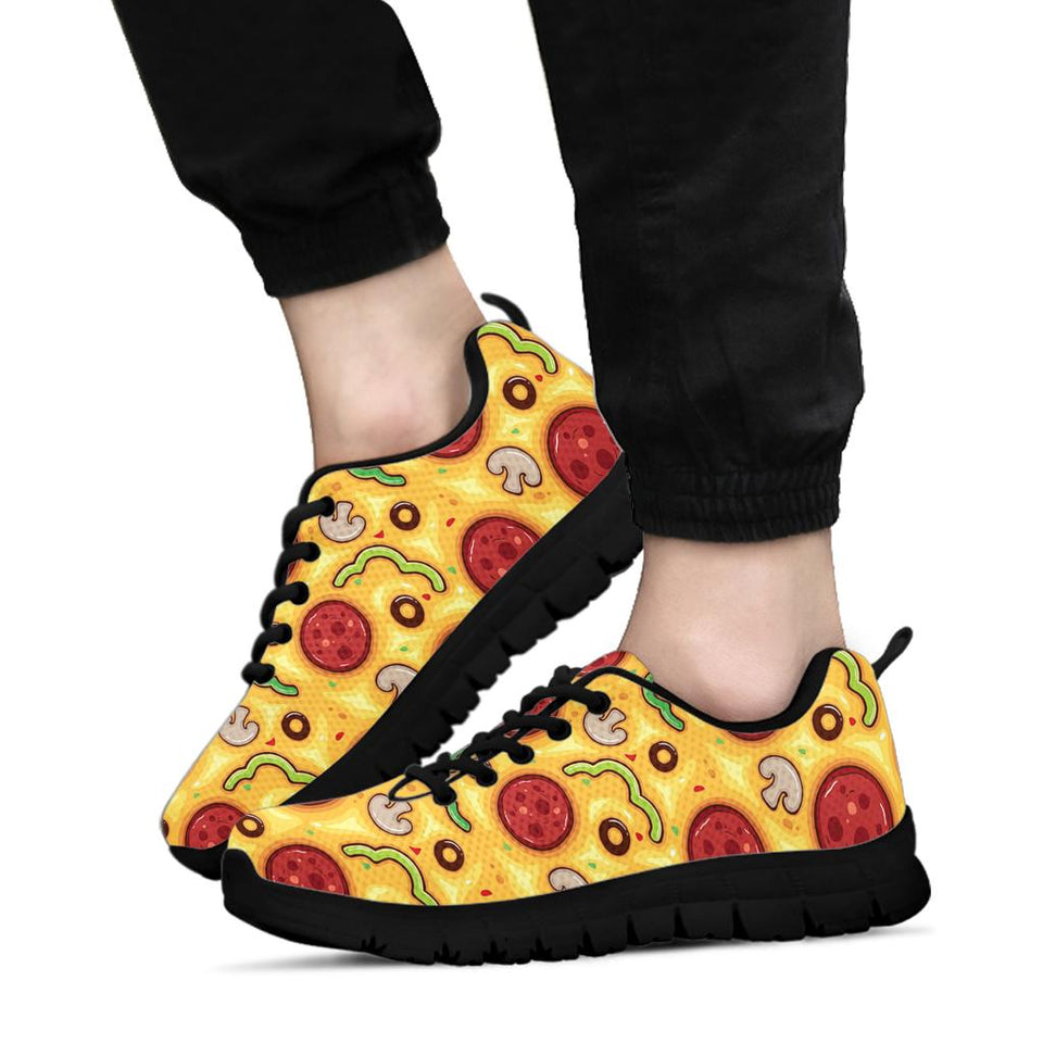 Pizza Texture Pattern Sneakers Pillow