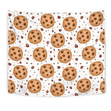 Chocolate Chip Cookie Pattern Wall Tapestry