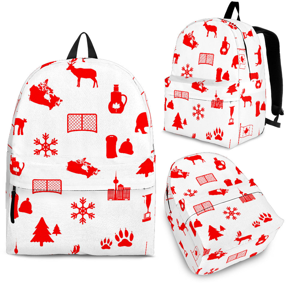 Canada Pattern Print Design 04 Backpack