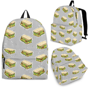 Sandwich Pattern Print Design 05 Backpack